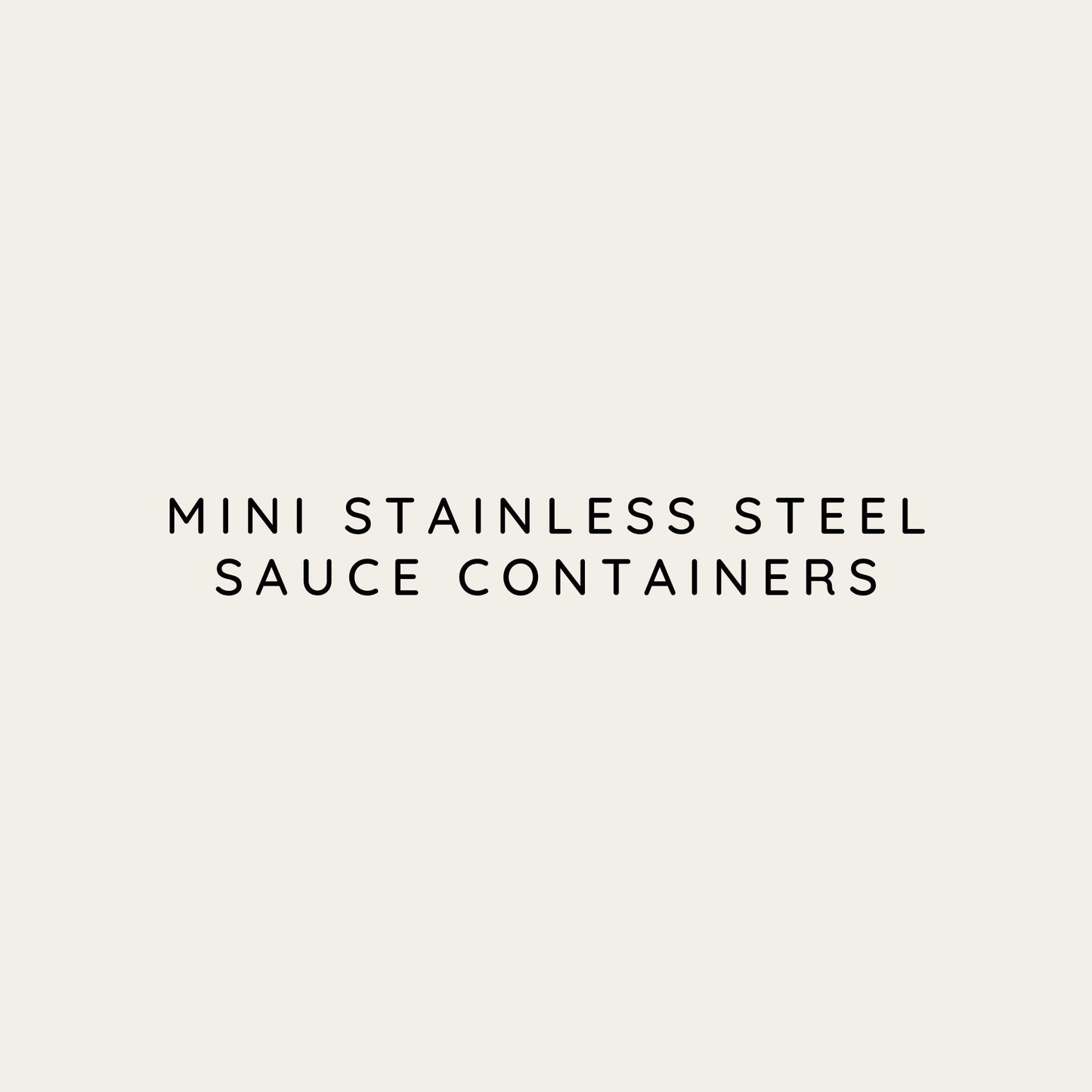 STAINLESS STEEL MINI CONTAINERS (DUO)