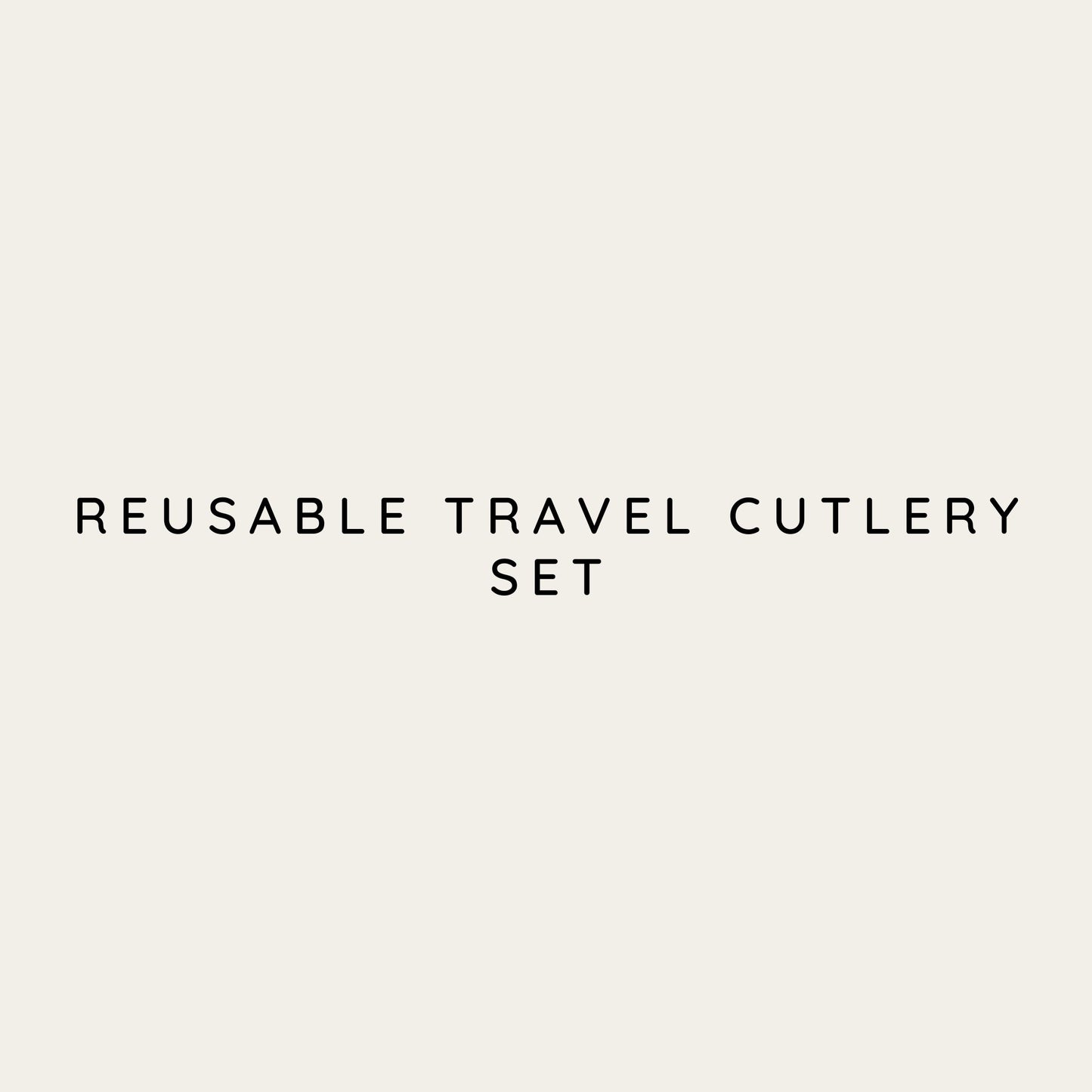 Portable Stainless Steel Utensil Set