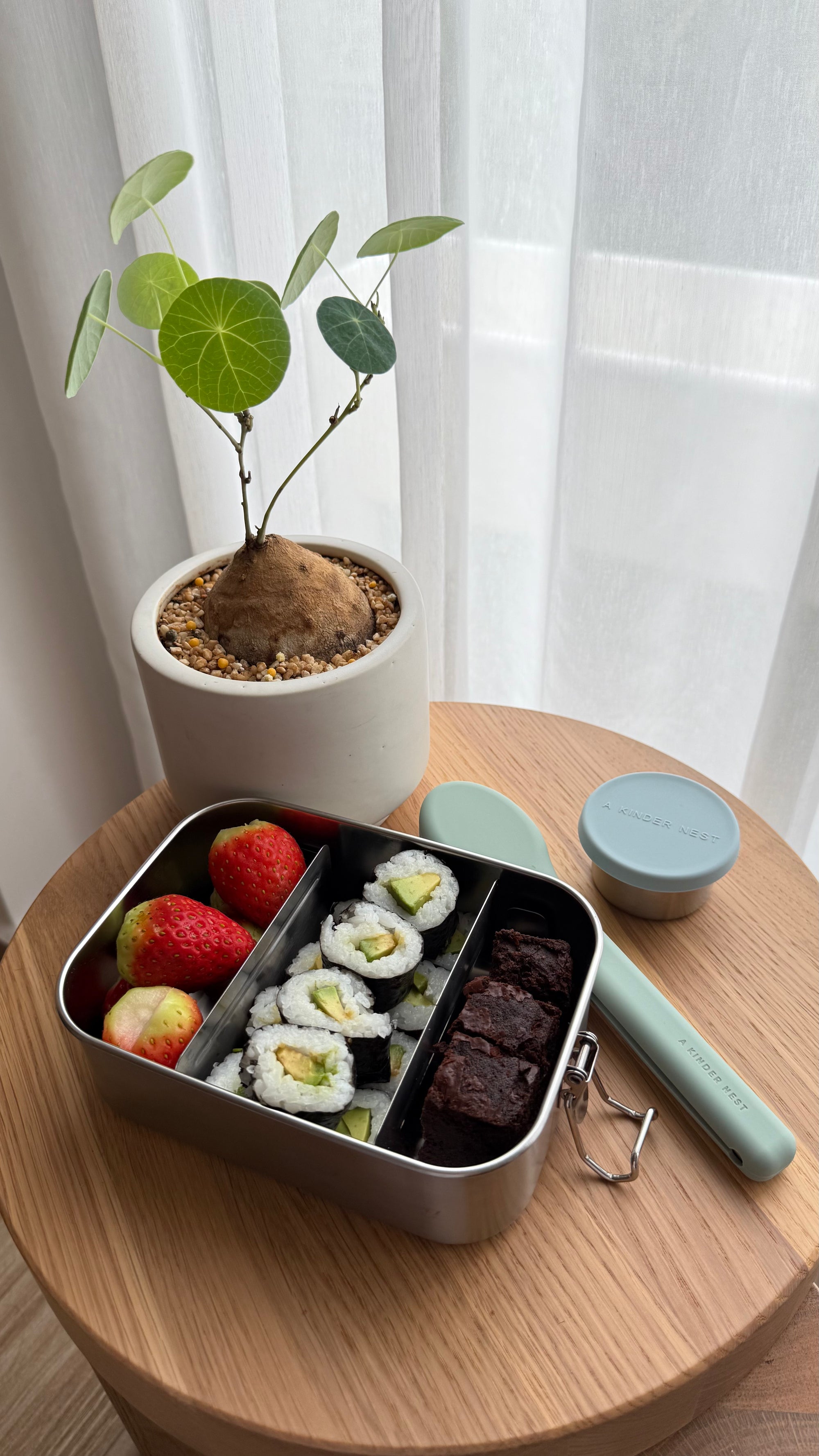 EVERYDAY ESSENTIALS BUNDLE_STAINLESS STEEL MINI CONTAINERS (DUO)_TRAVEL CUTLERY_STAINLESS STEEL LUNCH BOX