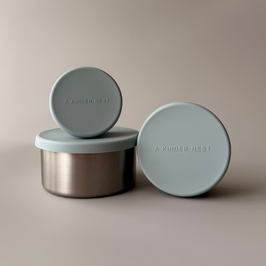 STAINLESS STEEL FOOD STORAGE CONTAINERS (TRIO)