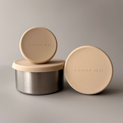 STAINLESS STEEL FOOD STORAGE CONTAINERS (TRIO)